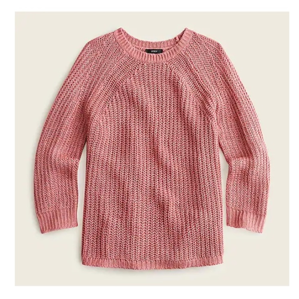 Relaxed-Fit Linen Beach Sweater